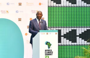 Equity Group Managing Director and CEO Dr. James Mwangi during the 2023 Africa Climate Summit. Equity Bank Kenya has been recognized as the top global performer by the International Finance Corporation (IFC), a member of the World Bank Group, for the 2023 Climate Assessment for Financial Institutions (CAFI) Awards for Climate Reporting. The Bank has reported the highest number of transactions for climate-related financing among the 258 participating financial institutions globally