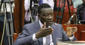 Energy Cabinet Secretary Davis Chirchir addresses the Energy Committee in Parliament on Friday